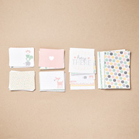 Hello Baby Girl Project Life Card Collection