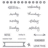 Project Life Moments Like These Photopolymer Stamp Set by Stampin' Up!