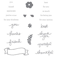 Endless Thanks Photopolymer Stamp Set by Stampin' Up!