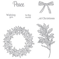Peaceful Wreath Photopolymer Stamp Set by Stampin' Up!