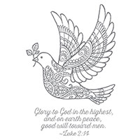Dove of Peace Wood-Mount Stamp by Stampin' Up!