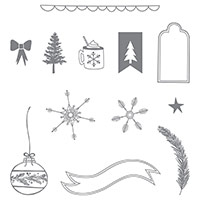 Project Life Hello December 2015 Photopolymer Stamp Set by Stampin' Up!