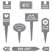 En ton honneur Clear-Mount Stamp Set (French) by Stampin' Up!