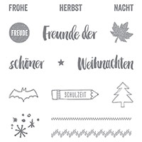 Project Life In Herbst und Winter 2015 Photopolymer Stamp Set (German) by Stampin' Up!