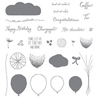 Balloon Celebration Photopolymer Stamp Set by Stampin' Up!