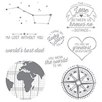 Going Global Clear-Mount Stamp Set