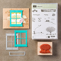 Happy Home Wood-Mount Bundle by Stampin' Up!