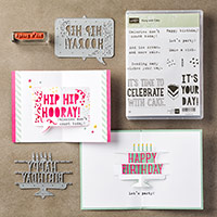 Party with Cake Clear-Mount Bundle by Stampin' Up!