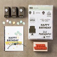 Party Wishes Wood-Mount Bundle by Stampin' Up!