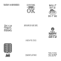 Designer Tee Clear-Mount Stamp Set