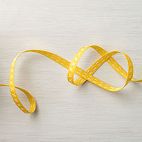 Daffodil Delight 1/4" Double-Stitched Ribbon