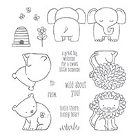 A Little Wild Clear-Mount Stamp Set