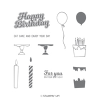Blow Out The Candles Photopolymer Stamp Set