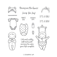 Sweet Baby Wood-Mount Stamp Set
