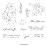 Blended Seasons Wood-Mount Stamp Set