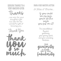 Thankful Thoughts Clear-Mount Stamp Set
