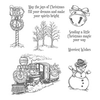 Christmas Magic Clear-Mount Stamp Set