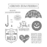 Mein Held Clear-Mount Stamp Set (German)