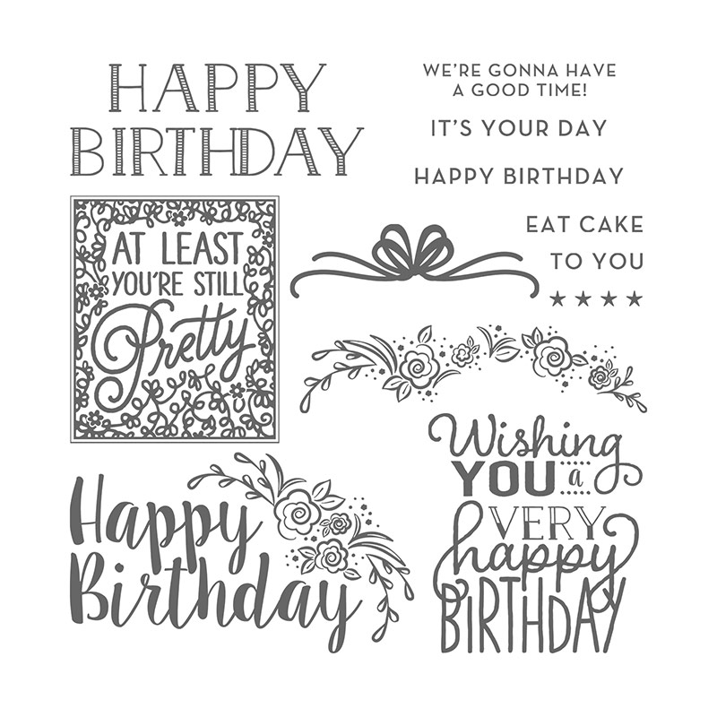 Big On Birthdays Photopolymer Stamp Set