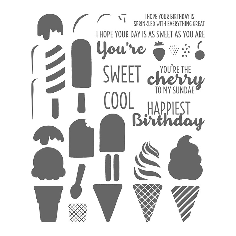 Cool Treats Photopolymer Stamp Set