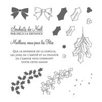 Houx Pour Noël Photopolymer Stamp Set (French)