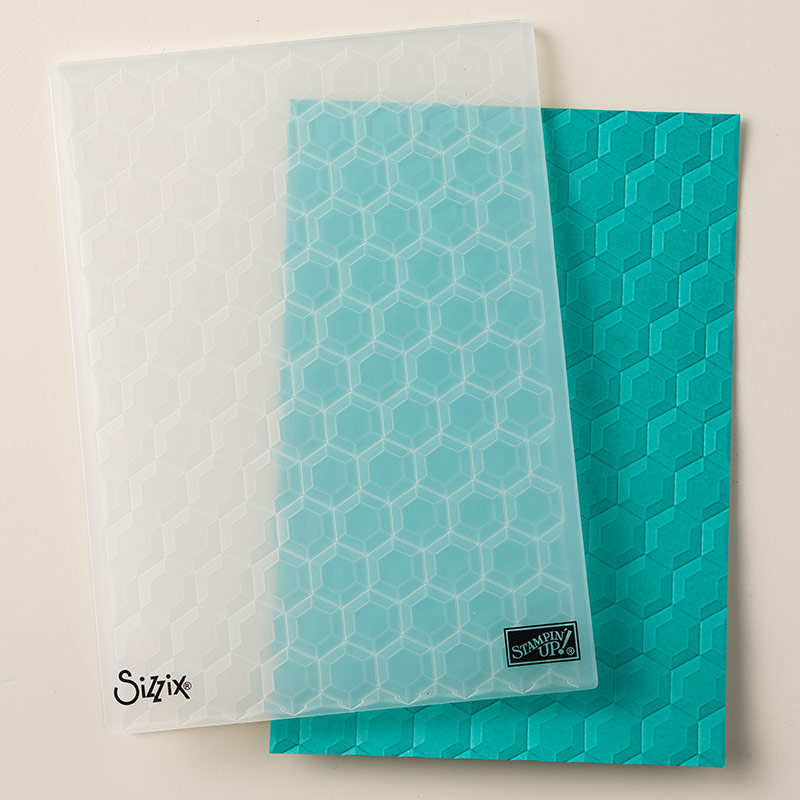 Hexagons Dynamic Textured Impressions Embossing Folder