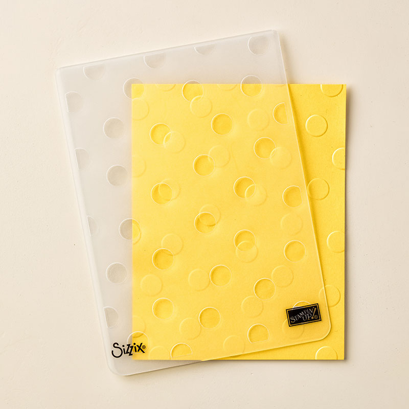 Polka Dot Basics Textured Impressions Embossing Folder