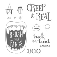 Creep It Real Clear-Mount Stamp Set