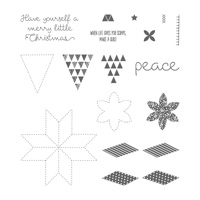 Christmas Quilt Photopolymer Stamp Set