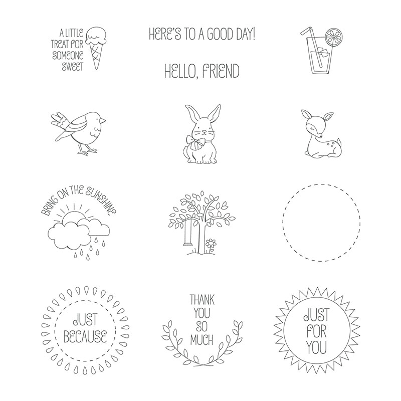 A Good Day Clear-Mount Stamp Set
