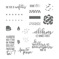 Anniversaire idéal Photopolymer Stamp Set (French)