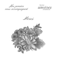 Fleurs sincères Clear-Mount Stamp Set (French)