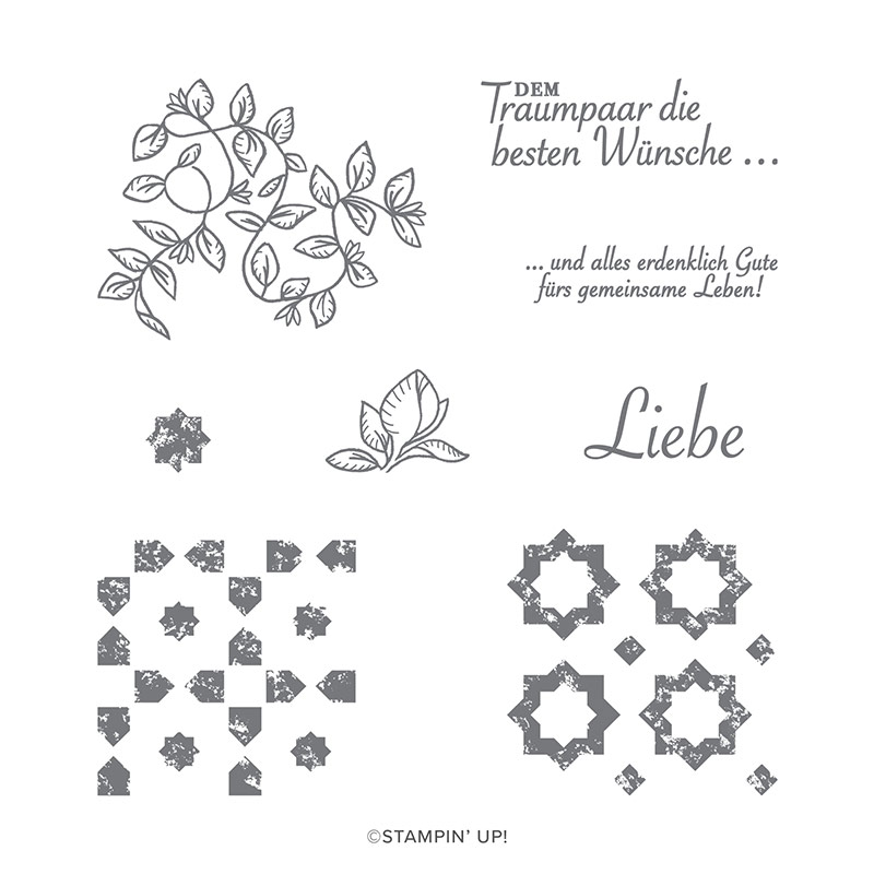 Garten Der Liebe Photopolymer Stamp Set German By Stampin Up